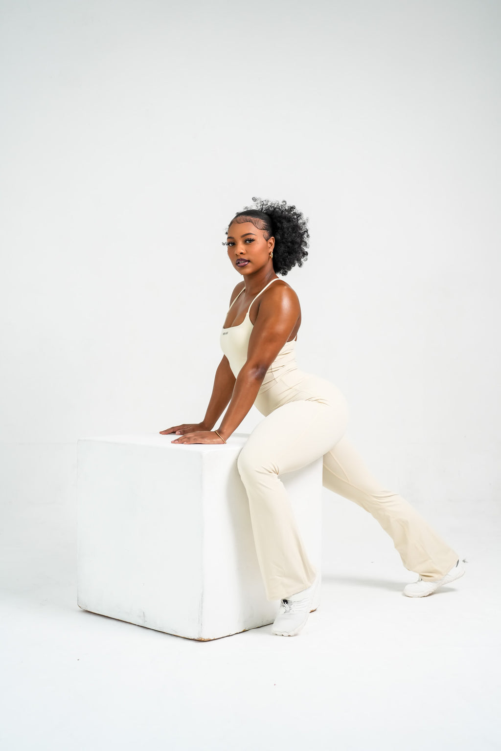 YOGA PANT SET - MILK